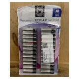 Pack of 48 AA Batteries with 12-Year Shelf Life