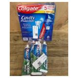 Colgate and Crest Toothpaste