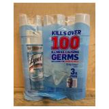 Lysol Disinfectant Spray Crisp Linen 3-Pack
