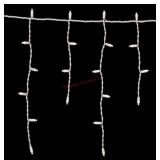 Warm White LED Icicle Lights, 300 Count