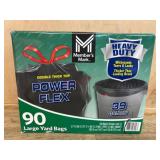 Heavy Duty Large Yard Bags, 90 Count