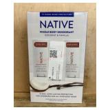 Native Coconut & Vanilla Deodorant Twin Pack
