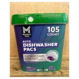 Dishwasher Pacs, 105 Count, Platinum Clean