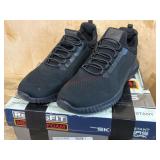 Menï¿½s Black Slip-Resistant Work Sneakers
