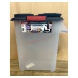 Storage Dispenser With Weatherproof Lid