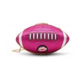 Betsey Johnson Xotackle Rhinestone Football
