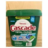 Cascade Total Clean Shine Boost Dishwashing Pods