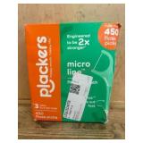 Plackers Micro Line Dental Floss Picks, 450 ct.