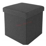 Seville Classics Foldable Storage Ottoman