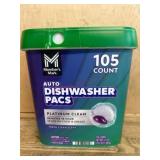 Container of 105 Dishwasher Pacs