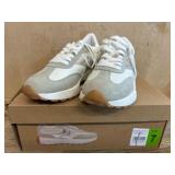 White and Gray Sneakers, Size 7