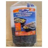 Hefty Food Storage Containers, 60 Pieces