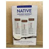 Native Coconut and Vanilla Deodorant Set