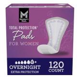 Overnight Pads for Women, 120 Count