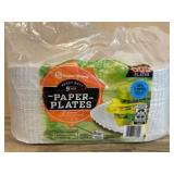 Package of 9-Inch Heavy-Duty Paper Plates