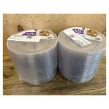 Pack of Disposable Plastic Plates