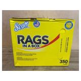 Scott Rags in a Box with 350 Count