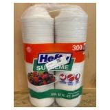 Pack of 300 Hefty Supreme White Bowls