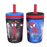 Zak Designs Stainless Steel Kids Tumblers, 2-Piece