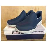 Menï¿½s Navy Slip-On Athletic Shoes, Size 10.5