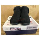 Ladies Black Swift Fit Boots, Size 7