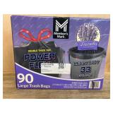 Heavy-Duty Lavender-Scent Trash Bags, 90 Ct