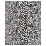 Black and White Fabric With Abstract Pattern