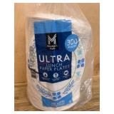 Pack of 300 Ultra Lunch Paper Plates