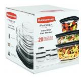 Rubbermaid Premier 20-Piece Food Storage Set