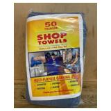 Multi-Purpose Shop Towels, Pack of 50