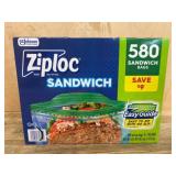 Ziploc Sandwich Bags, 580-Count
