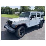 2015 Jeep Wrangler UNLIMITED S  WHITE