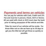 Payment Terms and Conditions