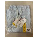 Light Blue Zip-Up Hoodie, Size M