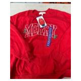 Red XXL ï¿½Merryï¿½ Holiday Sweatshirt