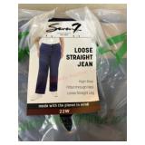 Womenï¿½s Loose Straight Jeans, Size 22W