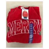 Red XXL Merry Holiday Sweatshirt