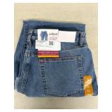 Ladies Cuffed Wide Leg Jeans, Size 12