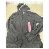 Womenï¿½s Black Hooded Jacket, Size S