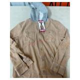 Leviï¿½s Boys Hooded Flannel Shirt, Size Medium