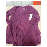 Hue Long Sleeve Legging Tee, Size Small