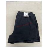 Ladies XL Black Fleece Shorts