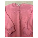 Pink Texas-Themed Sweatshirt, Size XS
