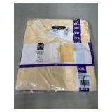 XXL Yellow Stretch Polo Shirt