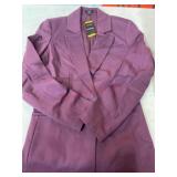 Express M Ponte Blazer in Purple Material