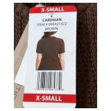 Brown Knit Cardigan ï¿½ X-Small