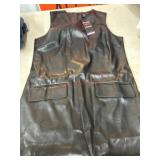 Express Black Faux Leather Shift Dress