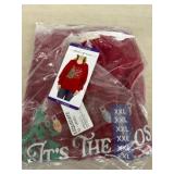 XXL Holiday Graphic Sweatshirt ï¿½ Red