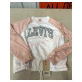 Leviï¿½s White and Pink Long Sleeve Shirt