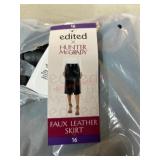Edited Faux Leather Skirt ï¿½ Size 16